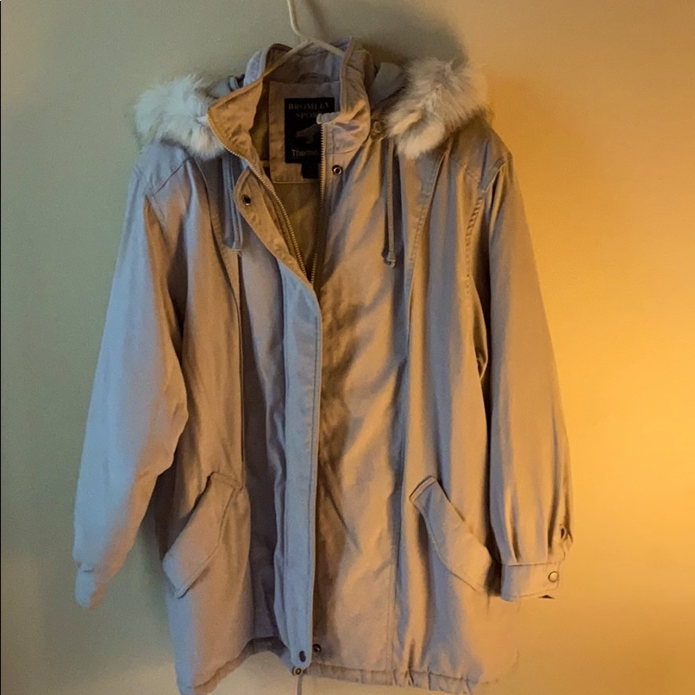 Bromley Sport Thermoloft real fur jacket size XL